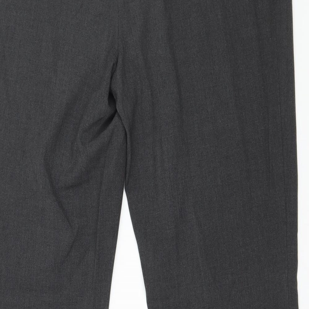 Marks and Spencer Womens Grey Trousers Size 14 L30 in