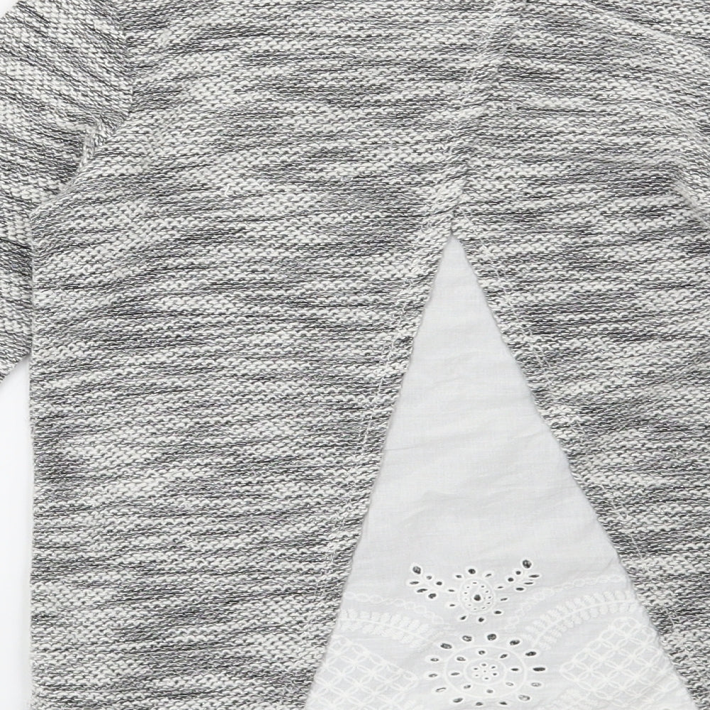F&F Girls Grey Pullover Jumper Size 8-9 Years