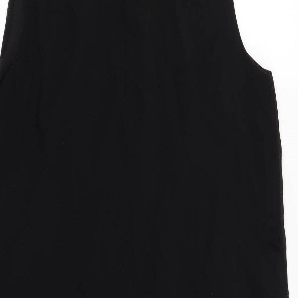 Brand and care label for Atmosphere women’s black shift, size UK 14