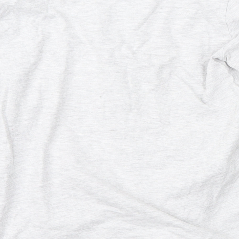 Primark Girls Grey Basic T-Shirt Size 7-8 Years