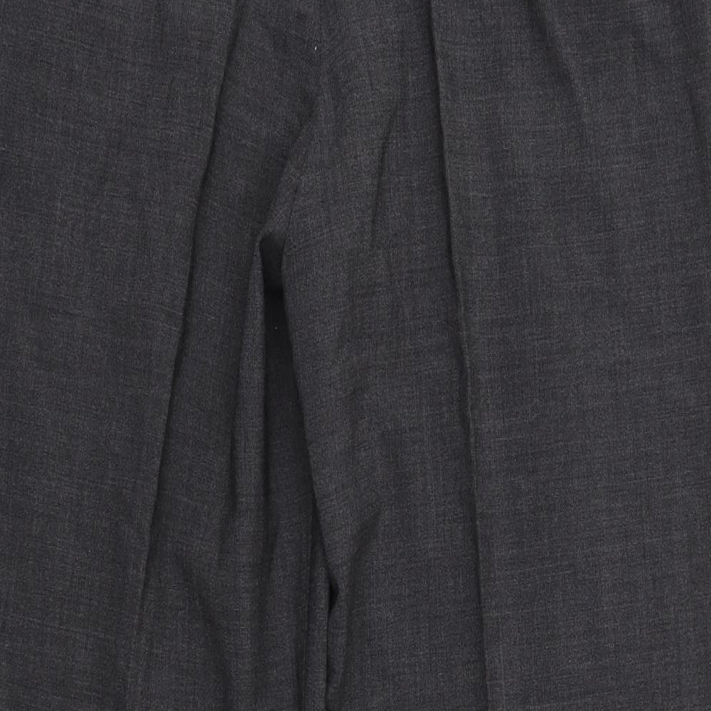 Marks and Spencer Womens Grey Trousers Size 14 L28 in