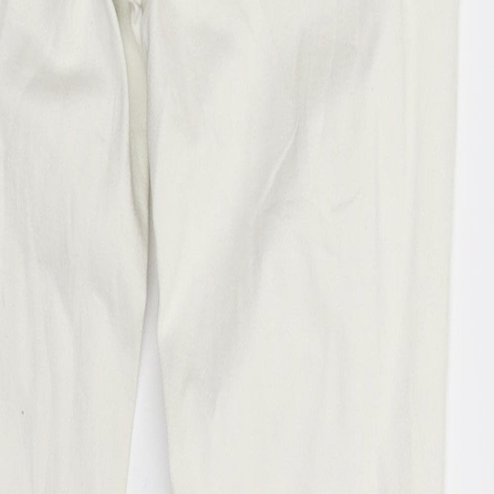 FB Sister Womens White Denim Skinny Jeans Size 26 in L27 in