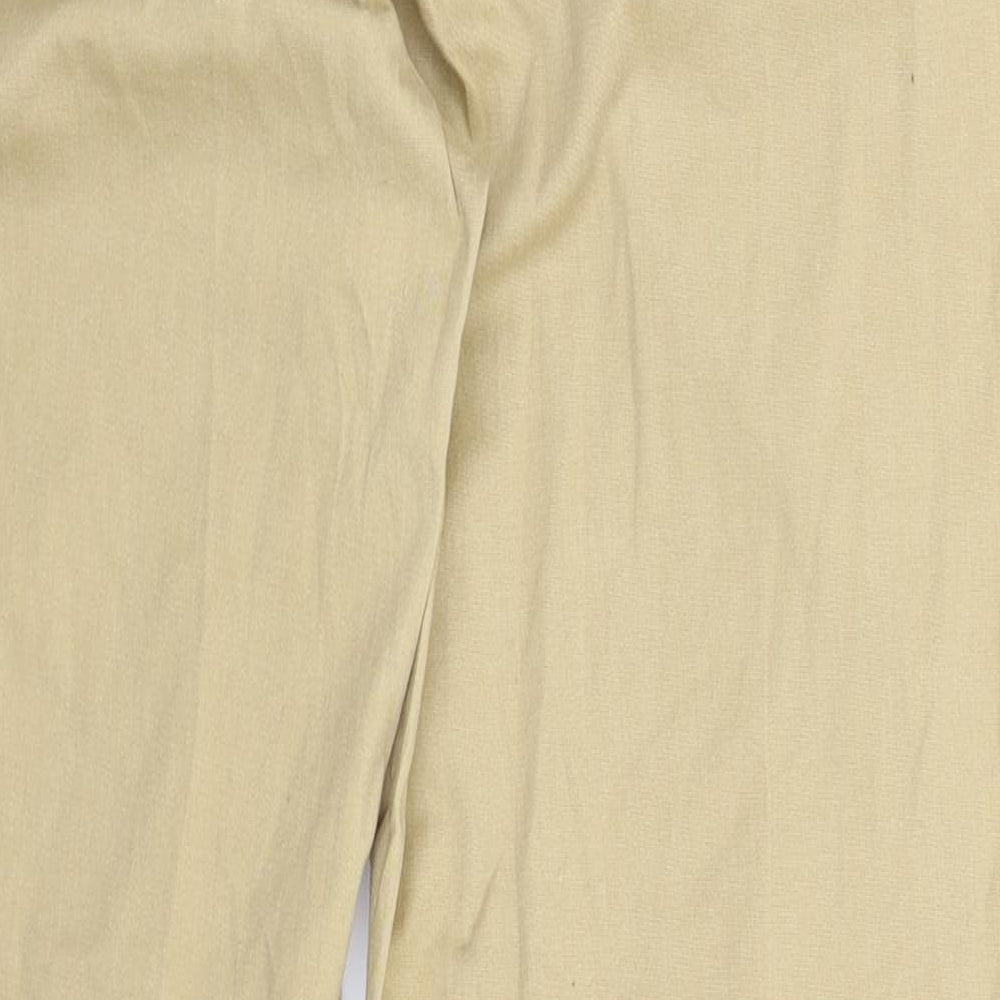 Peacocks Womens Beige Chino Trousers Size 10 L27 in