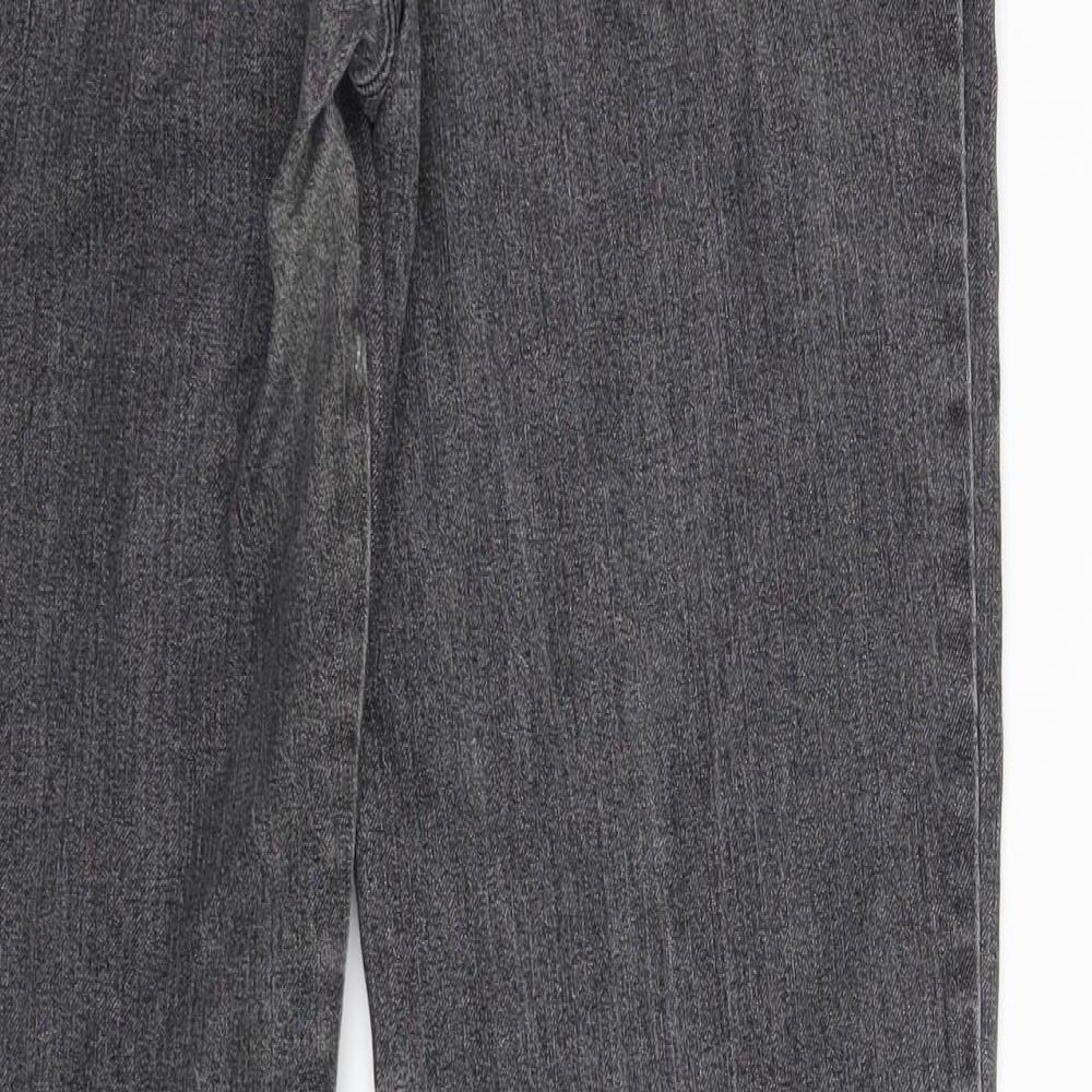 Marks & Spencer Womens Black Denim Bootcut Jeans Size 31 in L29 in