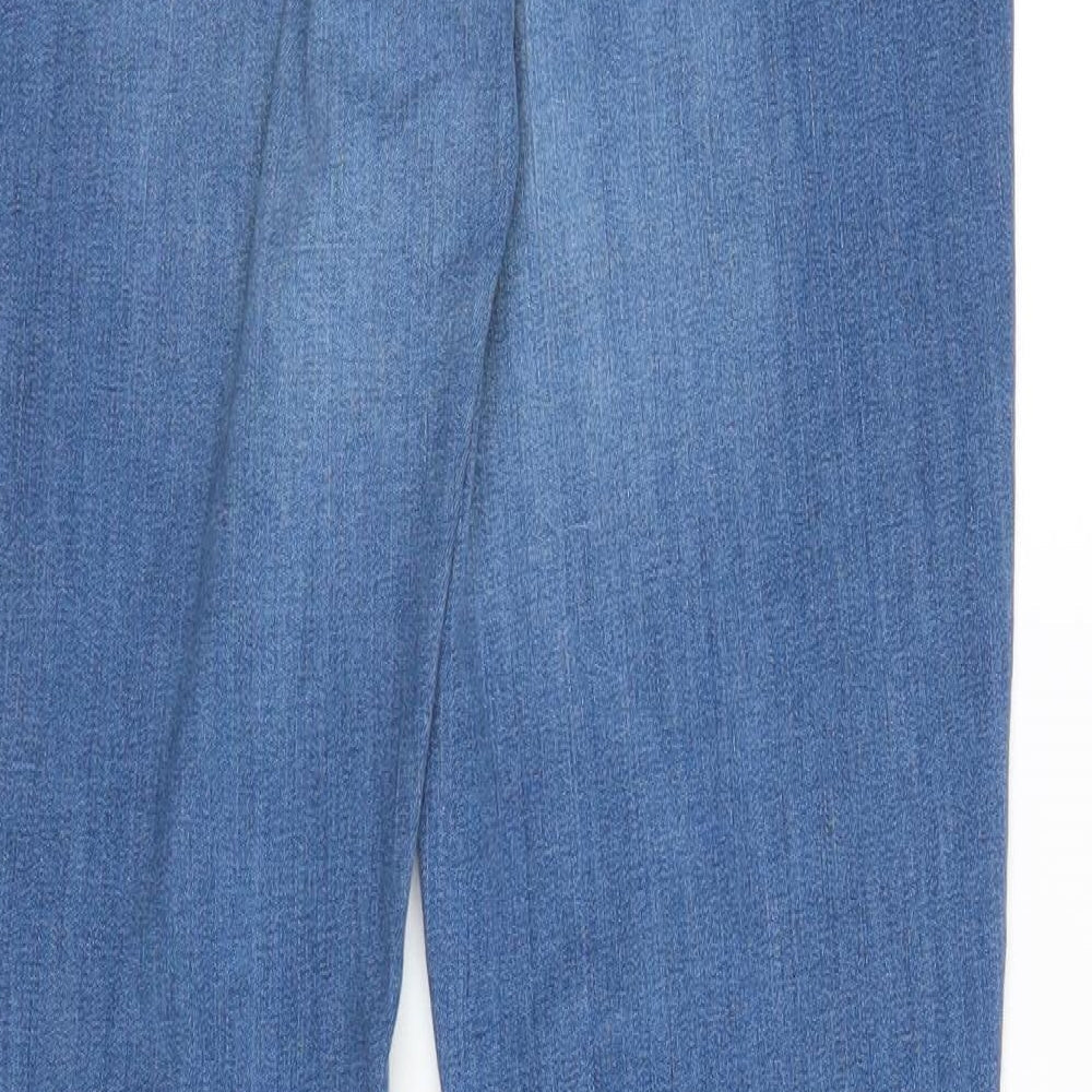 &Denim Womens Blue Denim Skinny Jeans Size 32 in L28 in