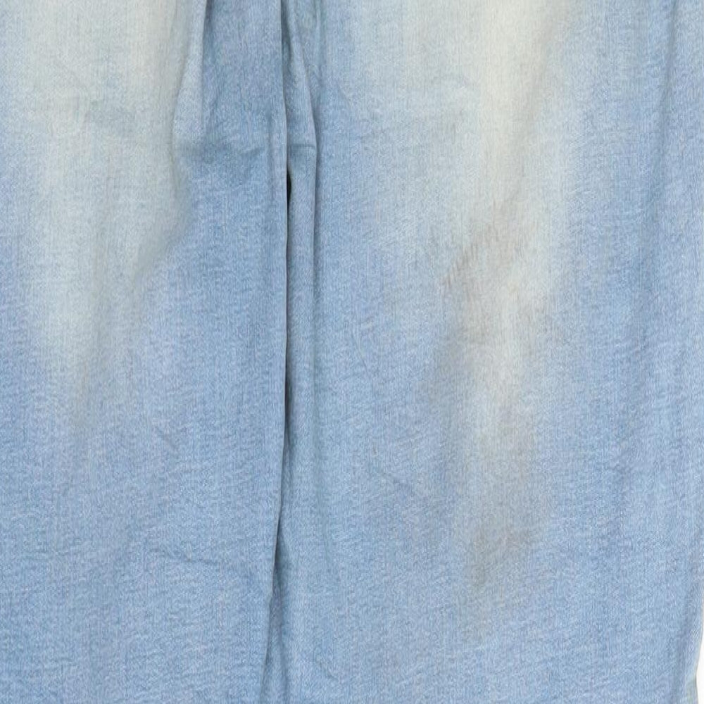 idodo Womens Blue Denim Straight Jeans Size 12 L25 in