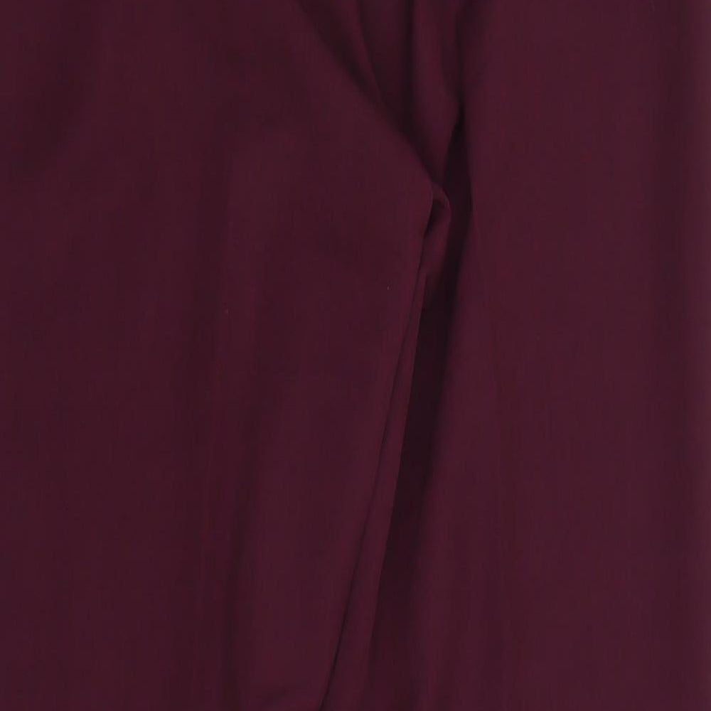 MARISOTA Womens Purple Trousers Size 34 in L26 in