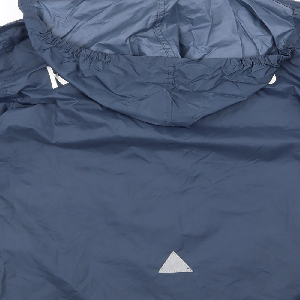Result Mens Blue Windbreaker Coat Size M