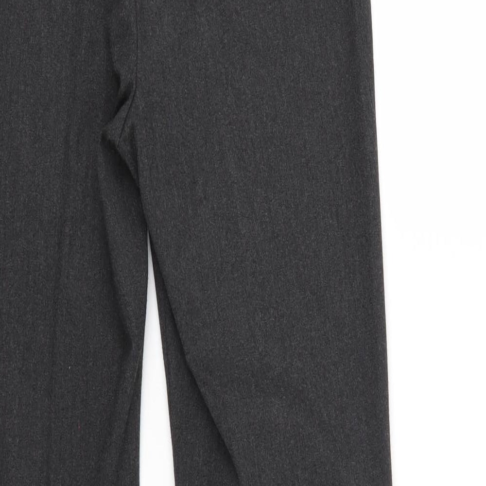 Marks & Spencer Womens Grey Trousers Size 8 L28 in