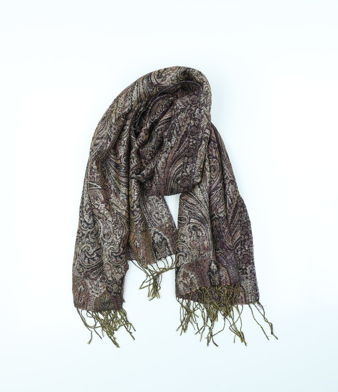 Preworn Womens Purple Scarf