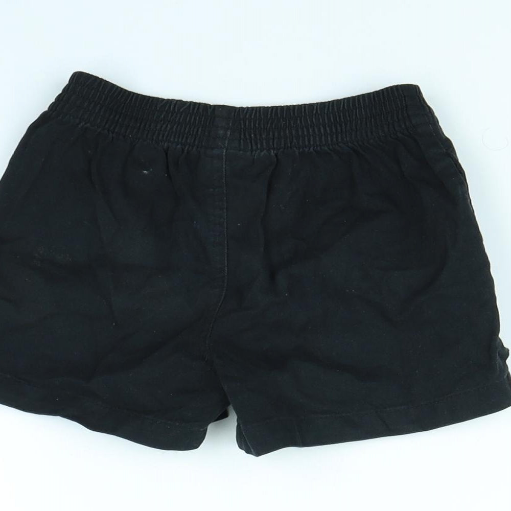 George Boys Black Cargo Shorts Size 3 Years