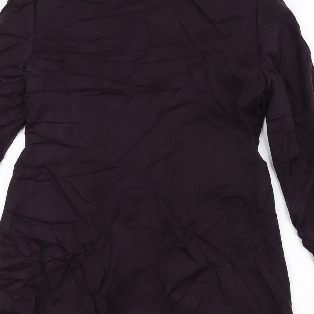 precise petite Womens Purple Jacket Size 10
