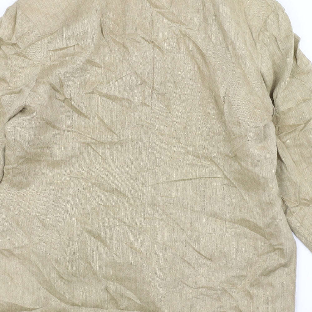 Oasis Womens Brown Jacket Size 10