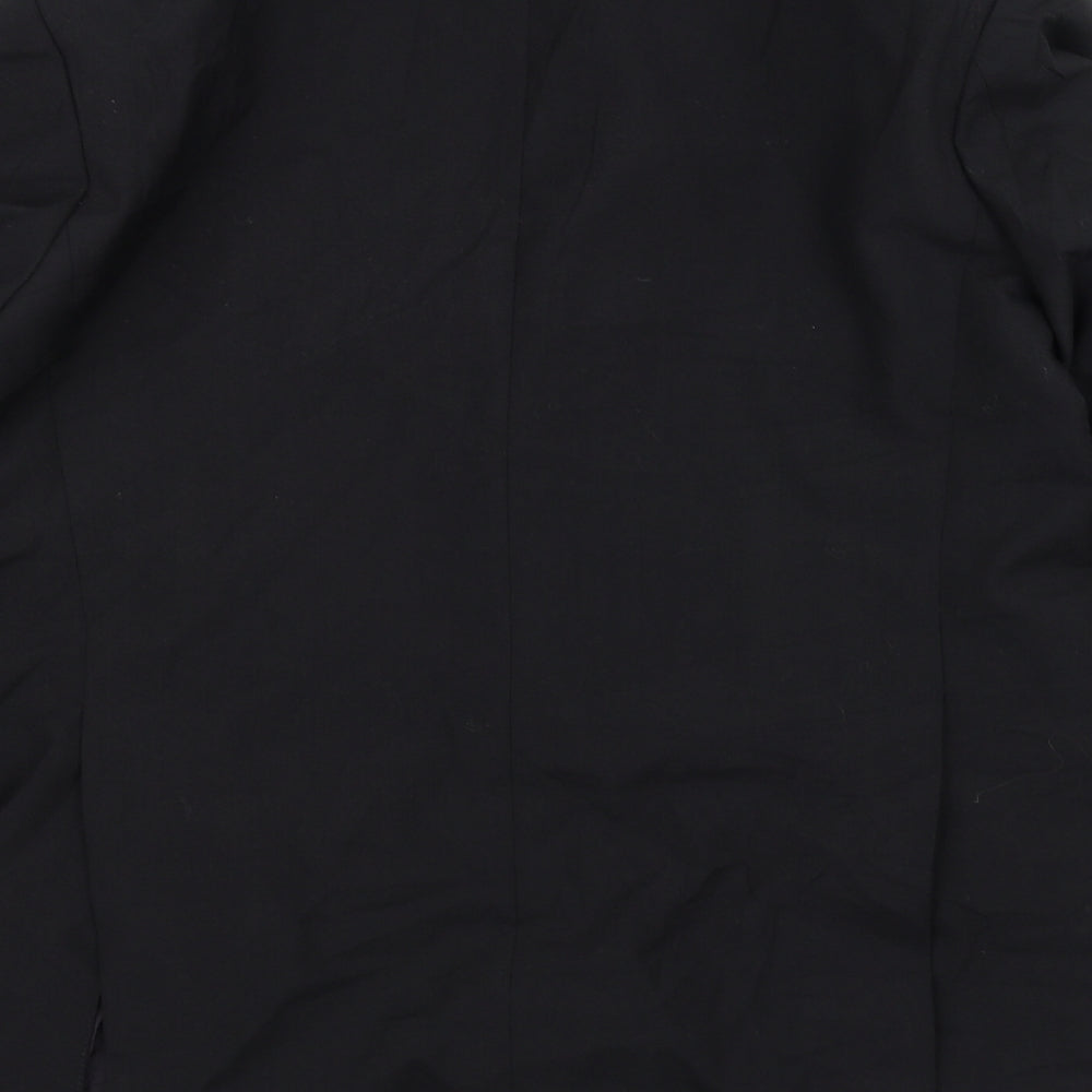 Preworn Mens Black Jacket Suit Jacket Size 40