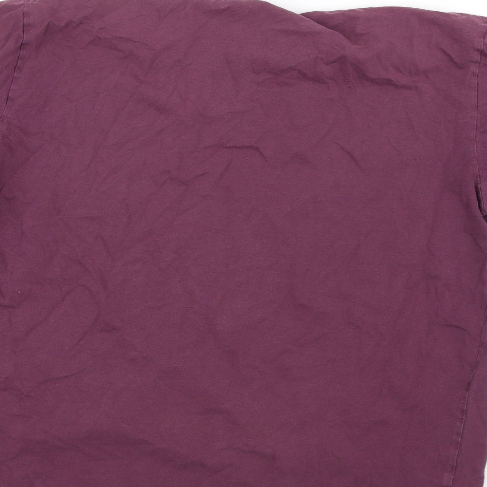 Preworn Womens Red Basic T-Shirt Size L