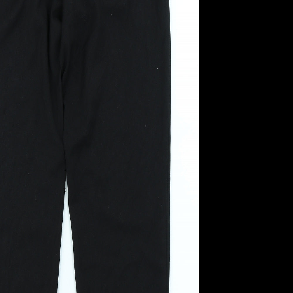 NEXT Womens Black Trousers Size 8 L25 in