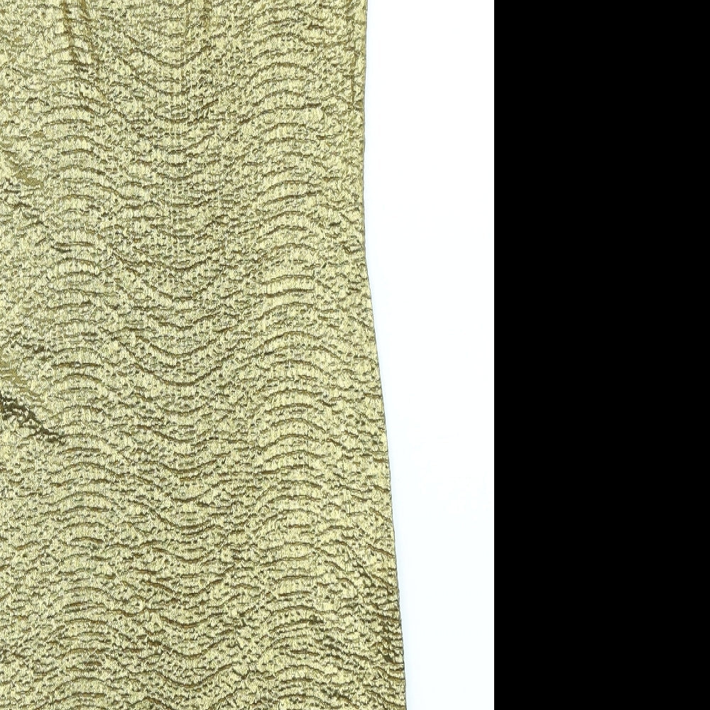 S&W Womens Gold Bodycon Size S