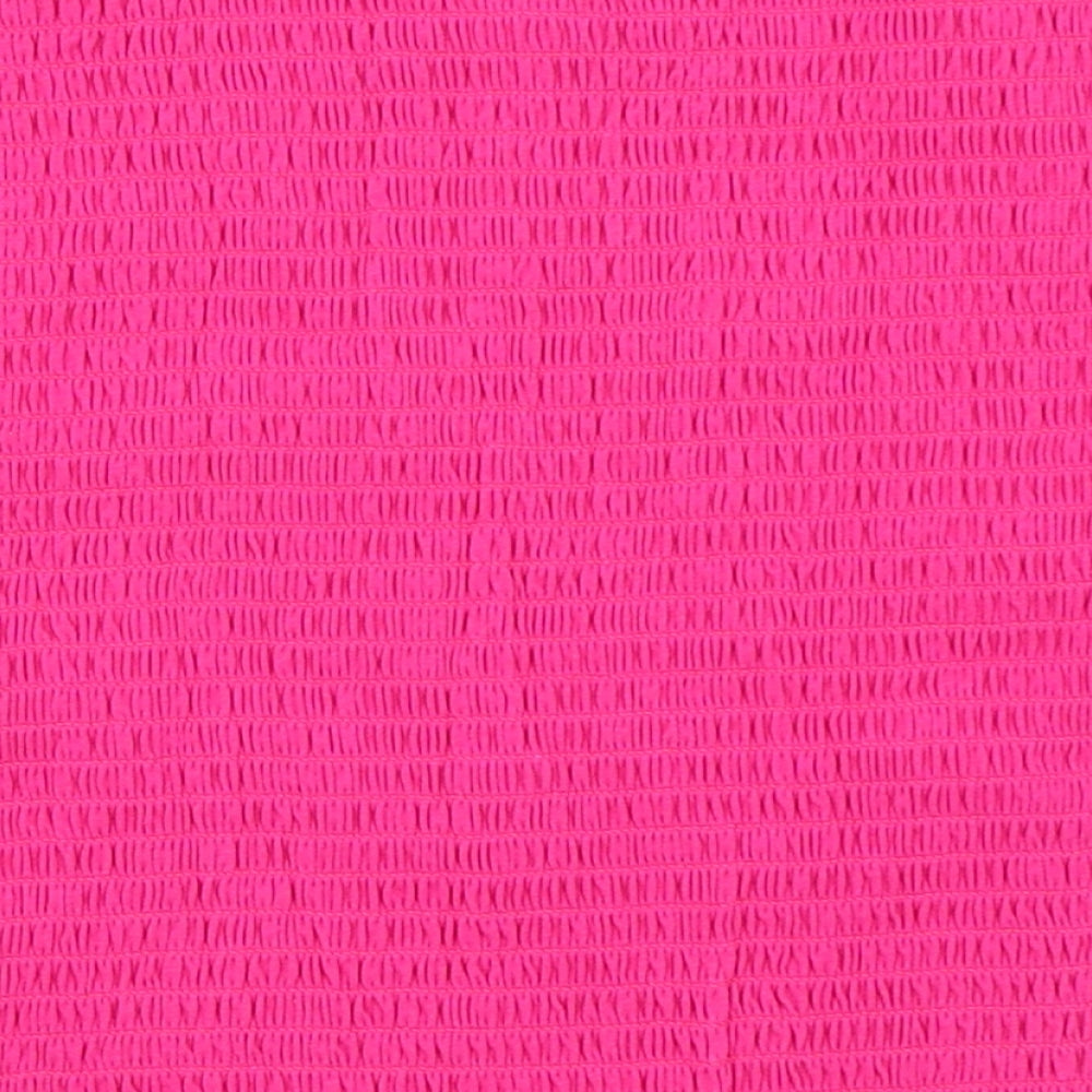 H&M Womens Pink Cropped T-Shirt Size L - bandeau