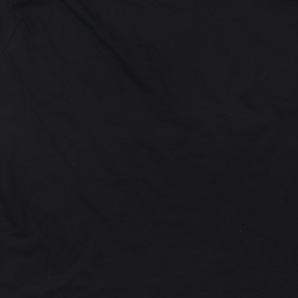 Zara Womens Black Basic T-Shirt Size M - Glam City Night