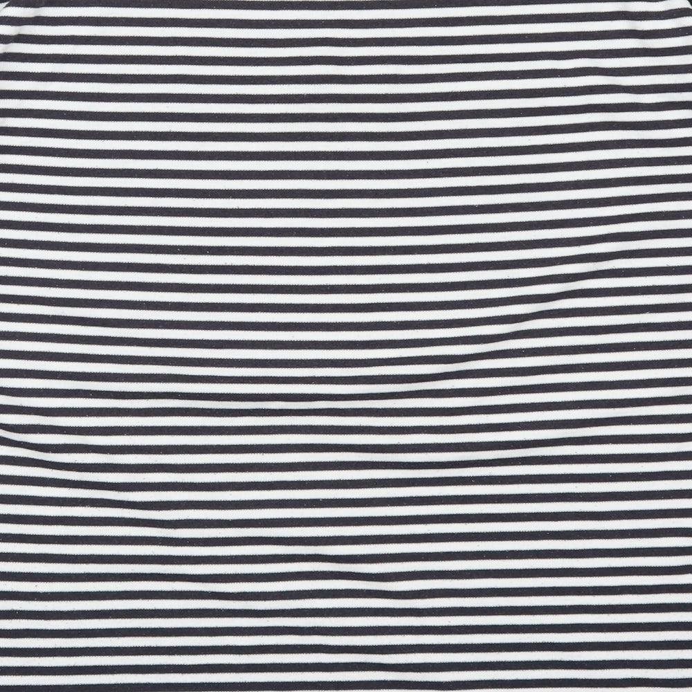 Donna Lewis Womens Blue Striped Basic T-Shirt Size M - Anchor Print