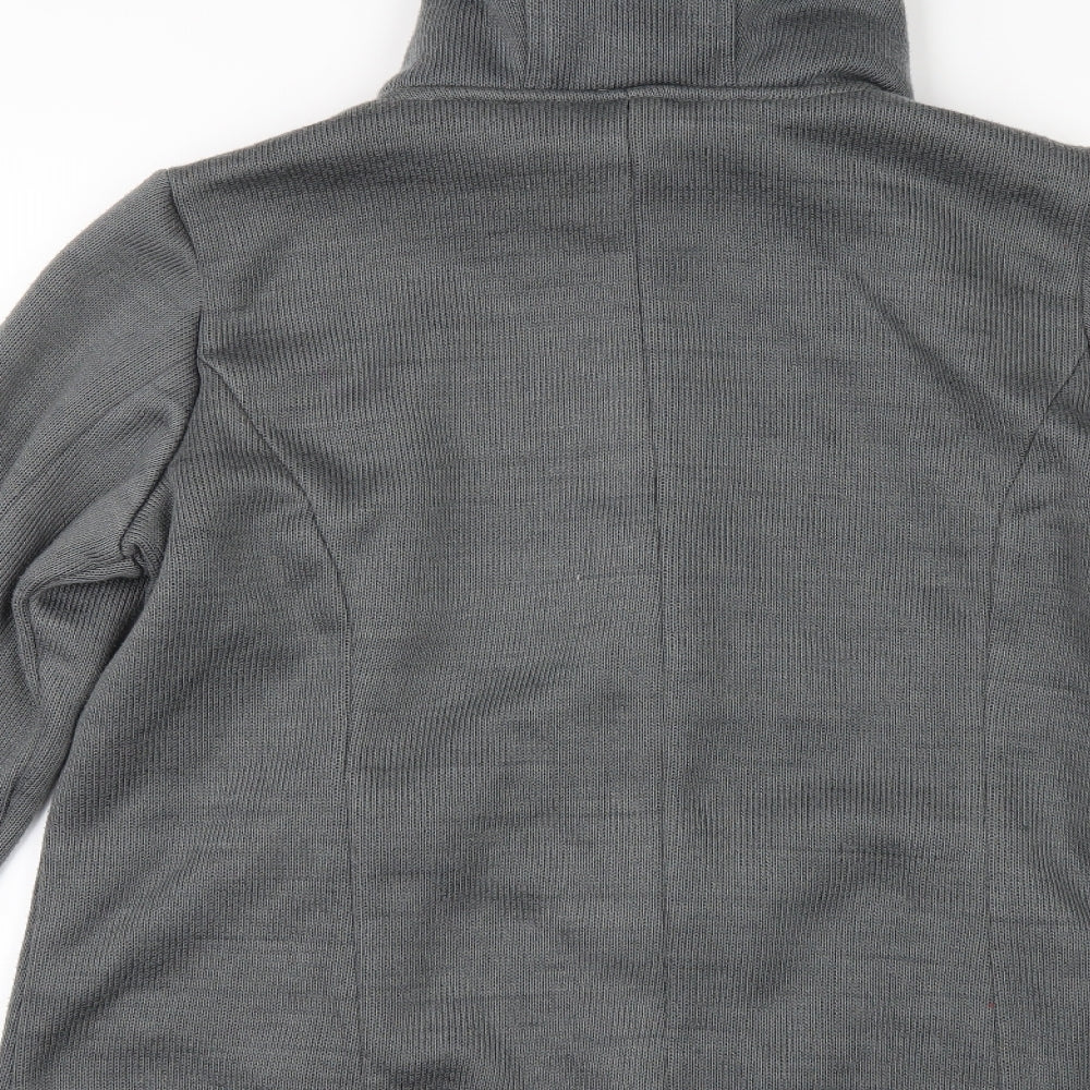 Janina Womens Grey Jacket Size 12