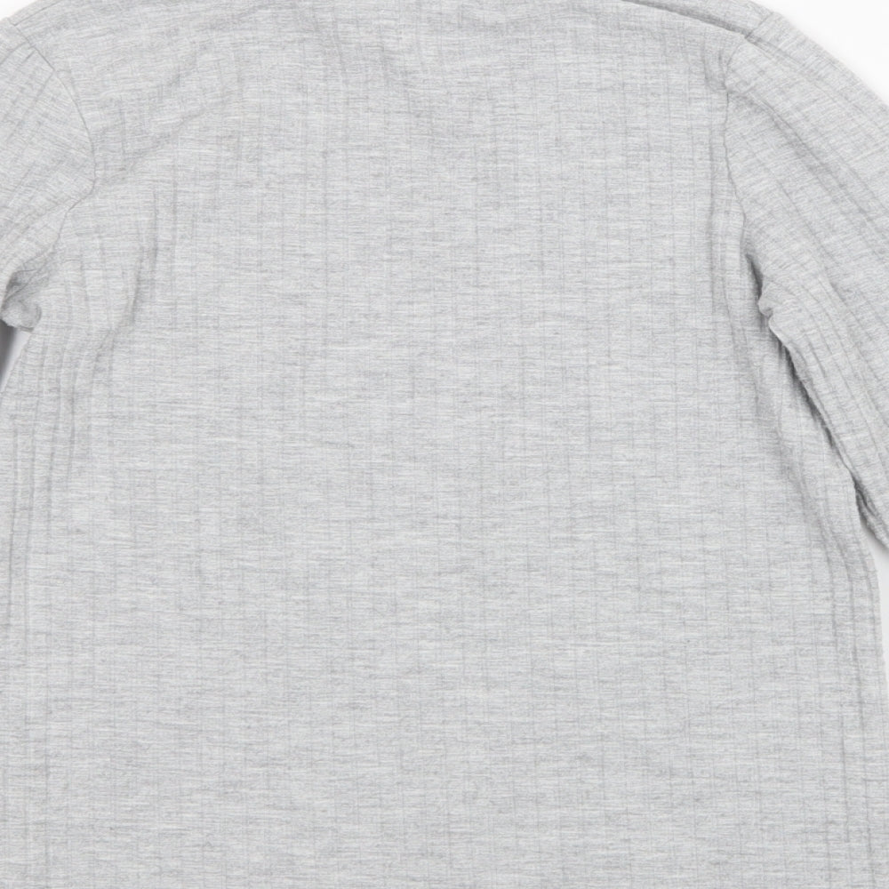 George Girls Grey Basic T-Shirt Size 9-10 Years