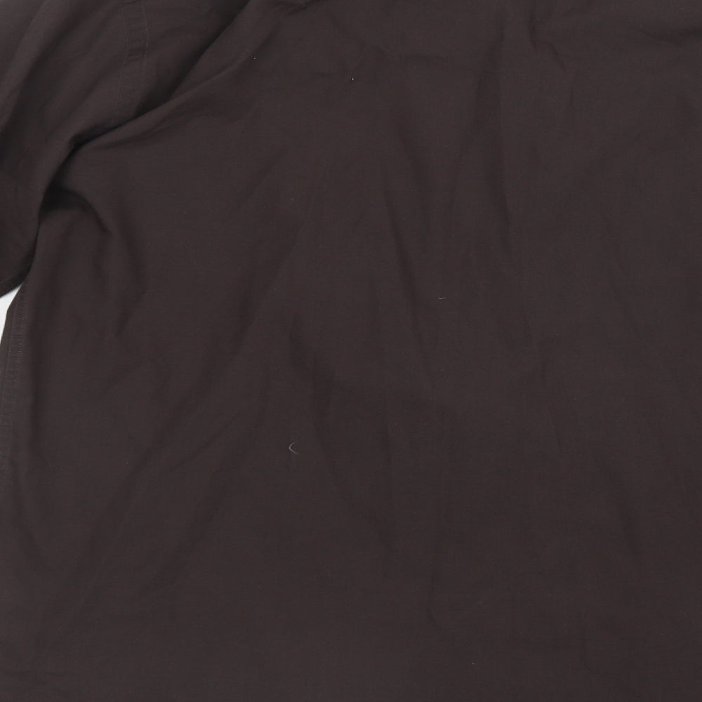 Cedarwood State Mens Brown Button-Up Size 16