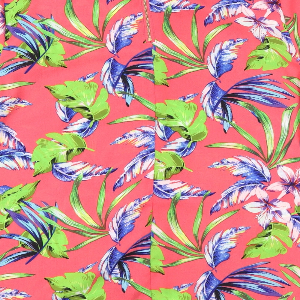 Primark Womens Pink Floral Basic Blouse Size 12