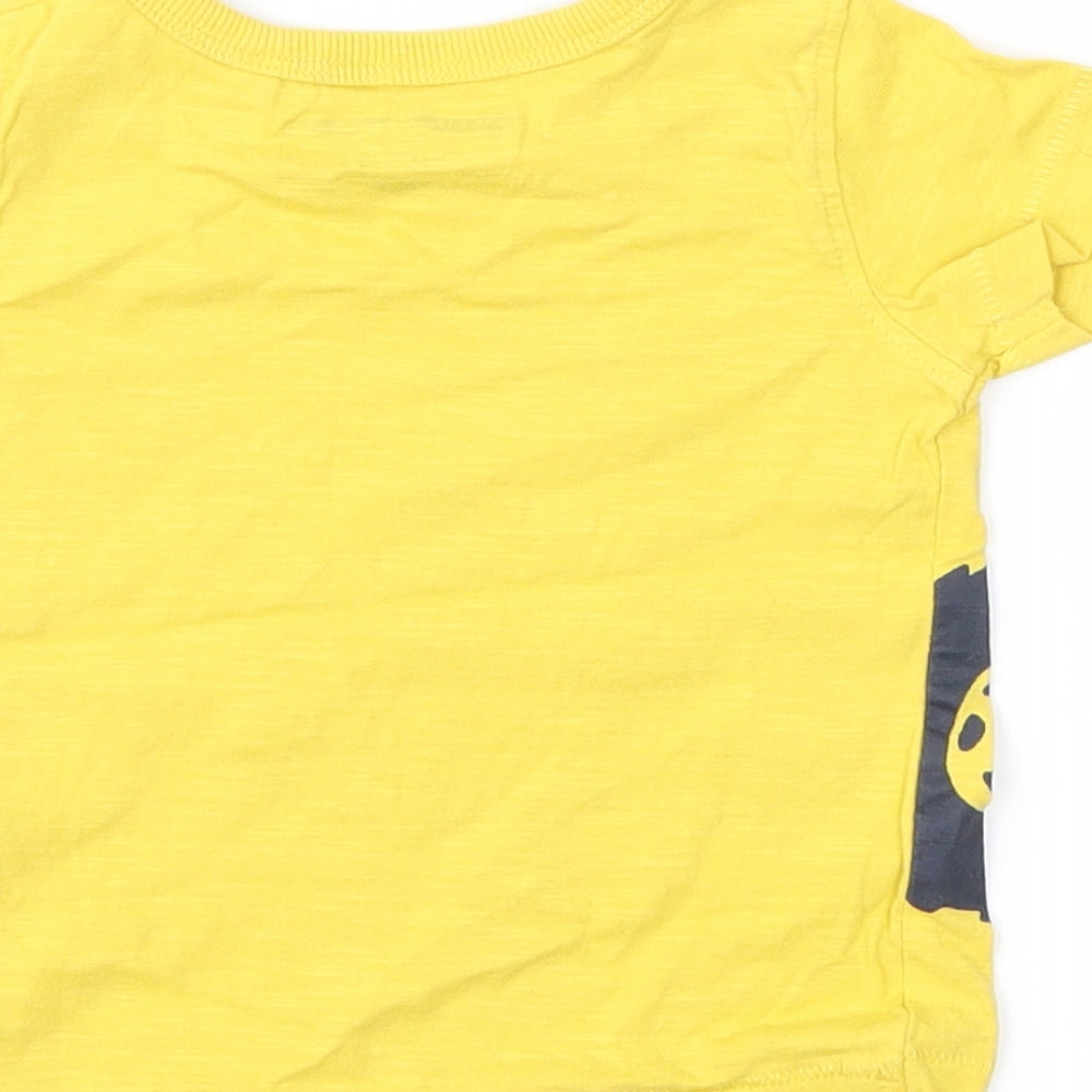 NEXT Baby Yellow Basic T-Shirt Size 3-6 Months