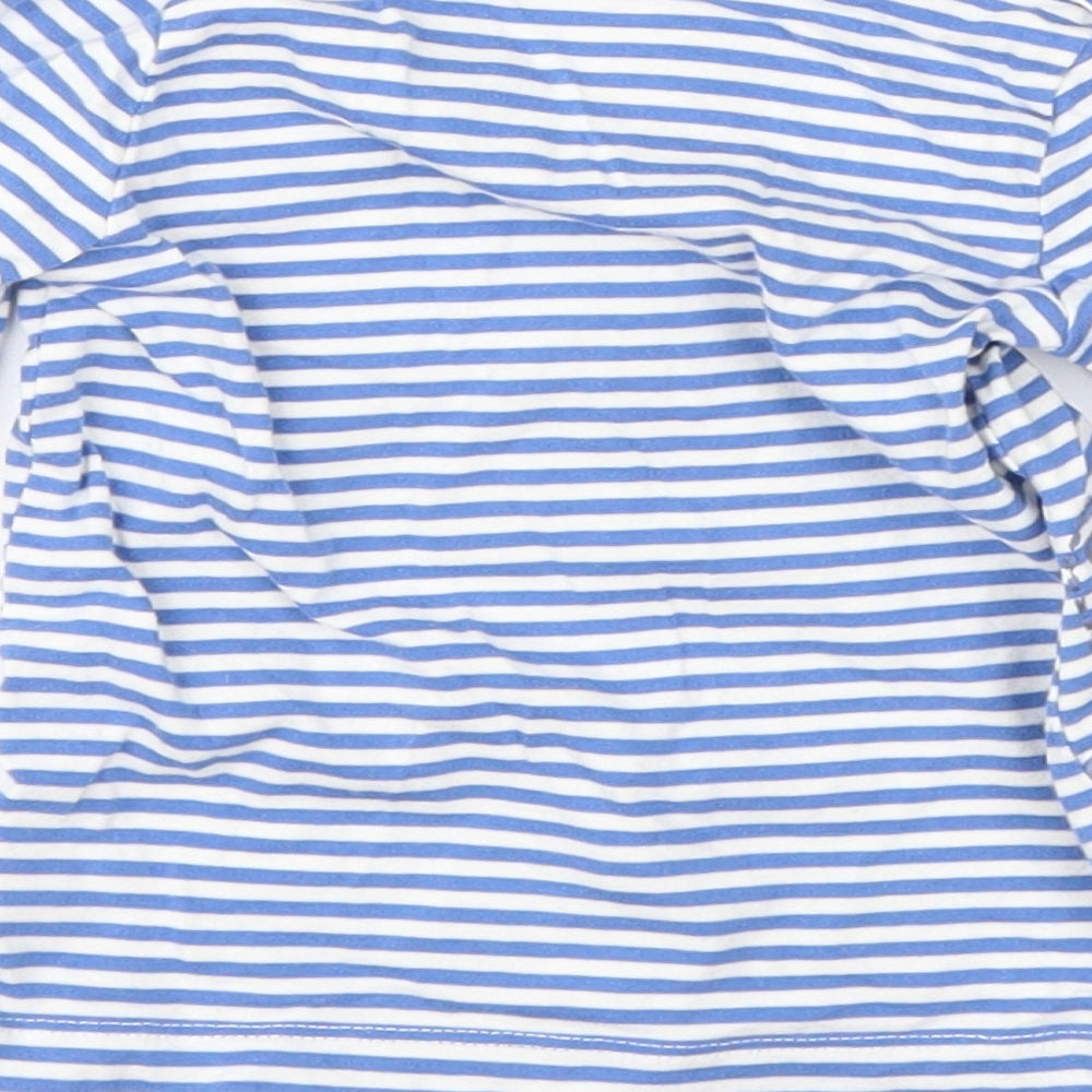 George Baby Blue Striped Basic T-Shirt Size 3-6 Months