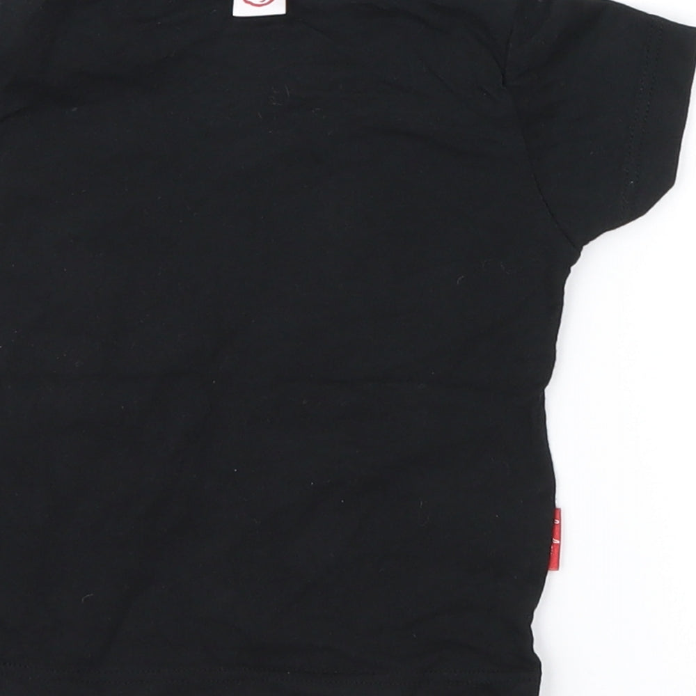 Oh Baby Baby Black Basic T-Shirt Size 3-6 Months