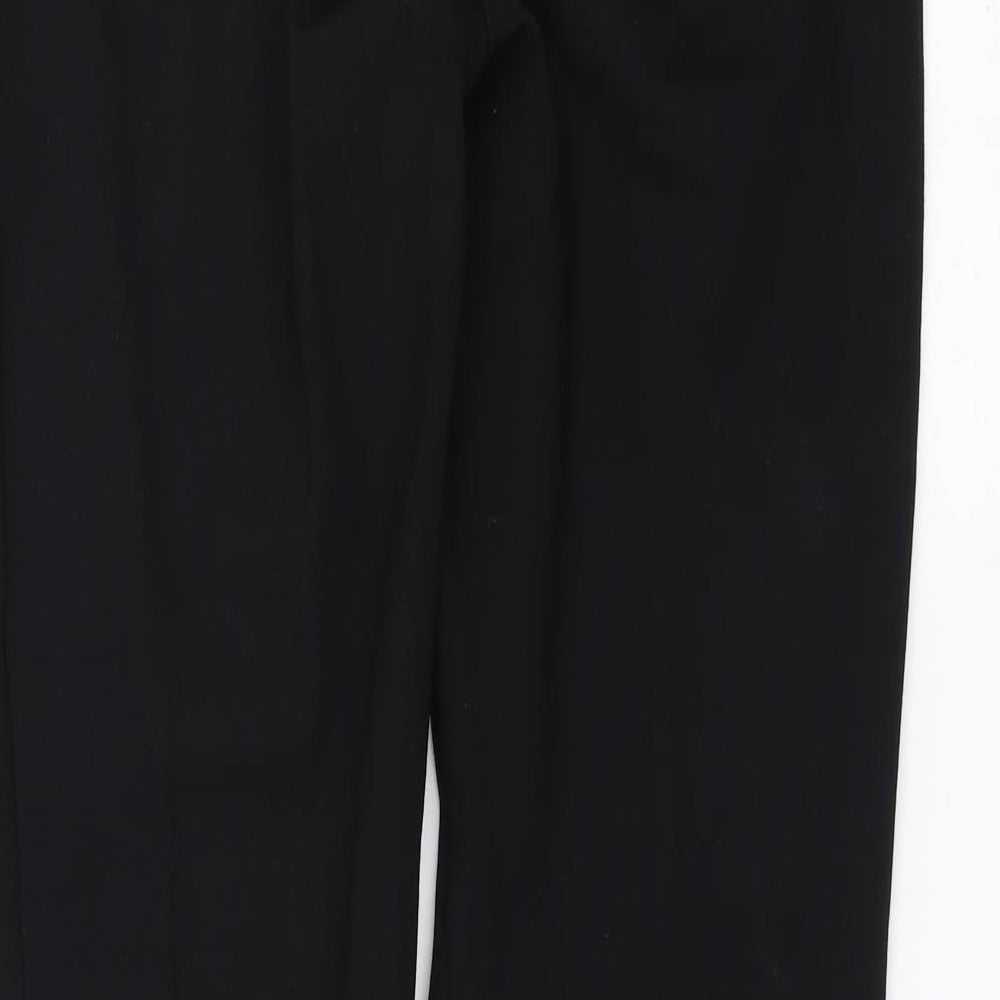 Marks and Spencer Womens Black Trousers Size 12 L31 in