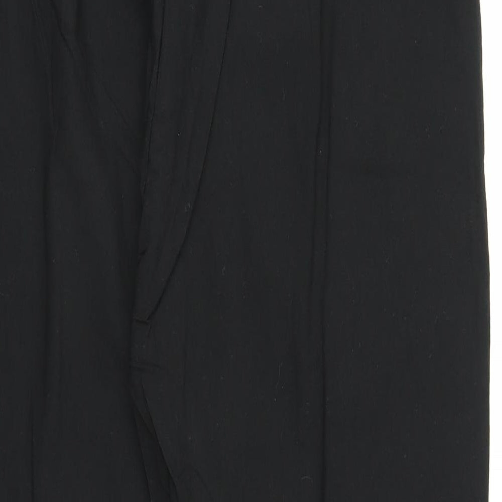 Preworn Womens Black Capri Trousers Size XL L25 in