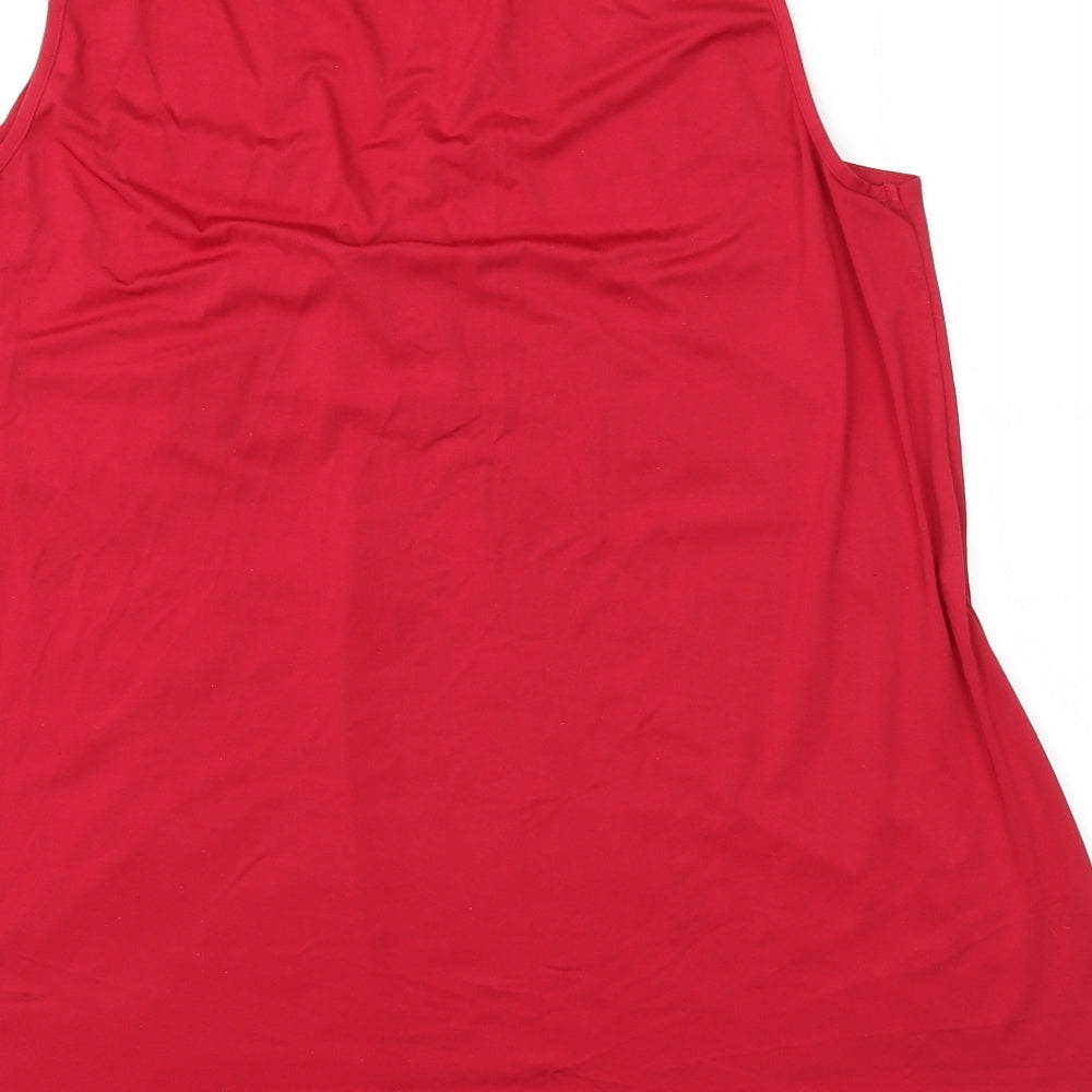HOPE Womens Red Fit & Flare Size 16