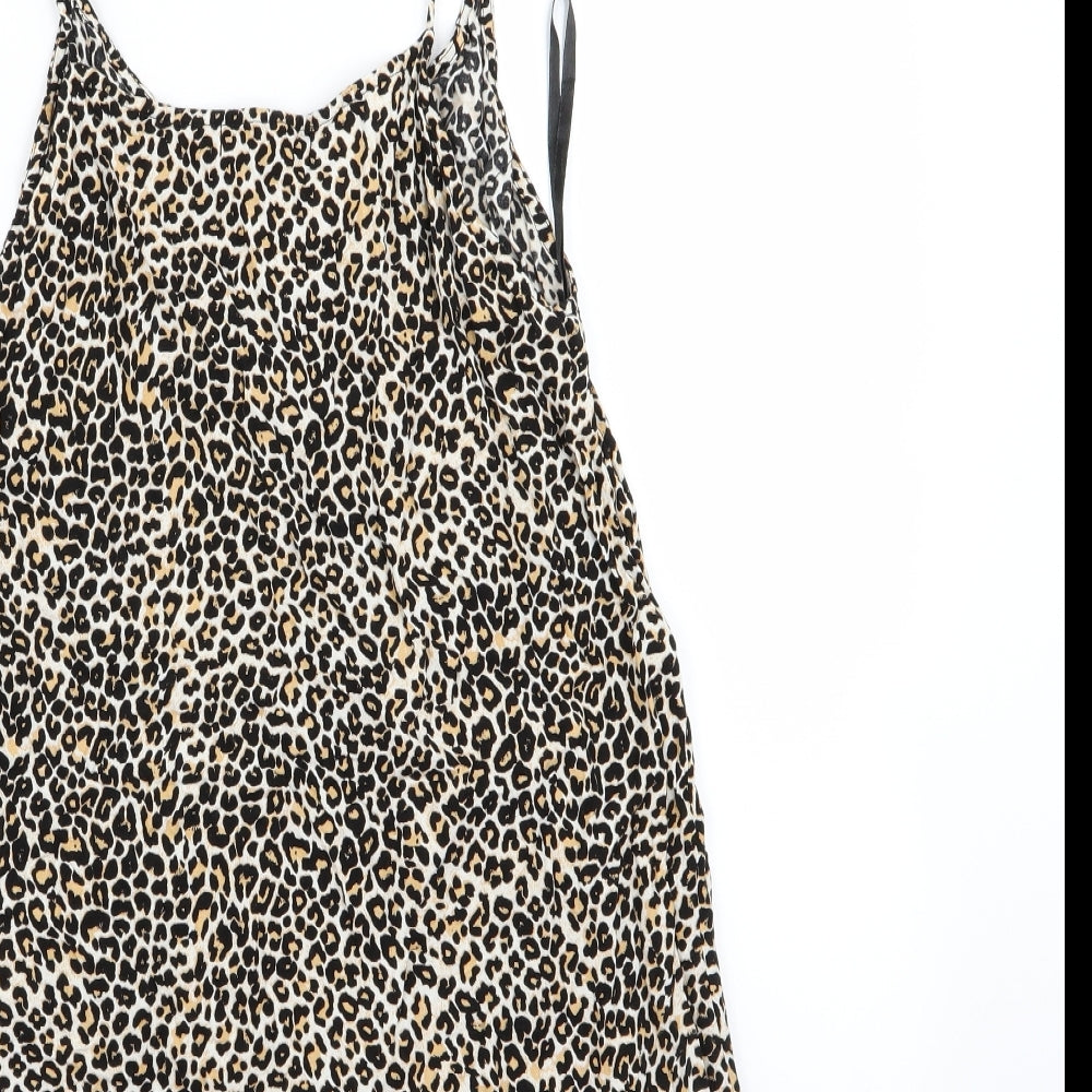 Motel Rocks Womens Multicoloured Animal Print Camisole Tank Size XS