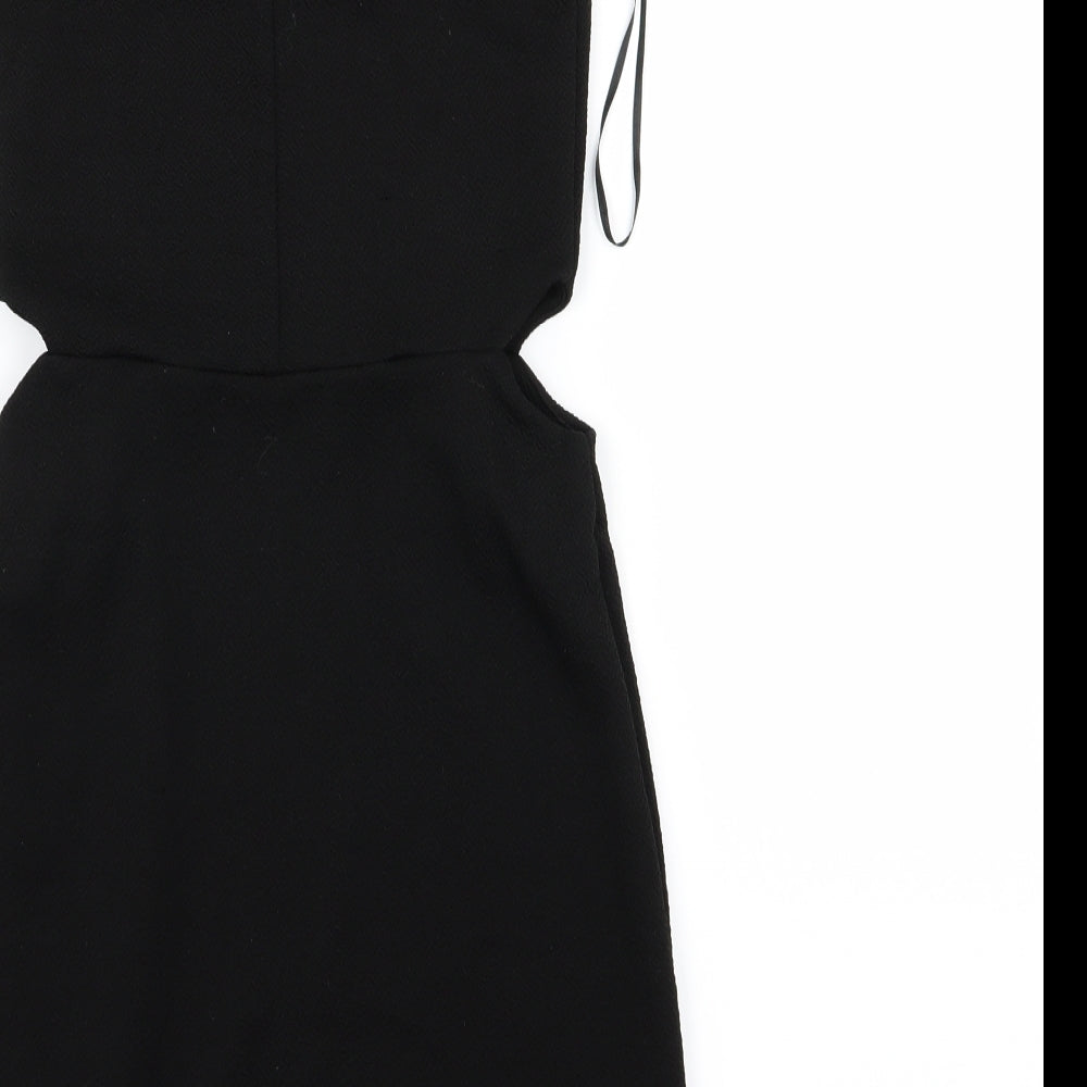 Topshop Womens Black Pencil Dress Size 8