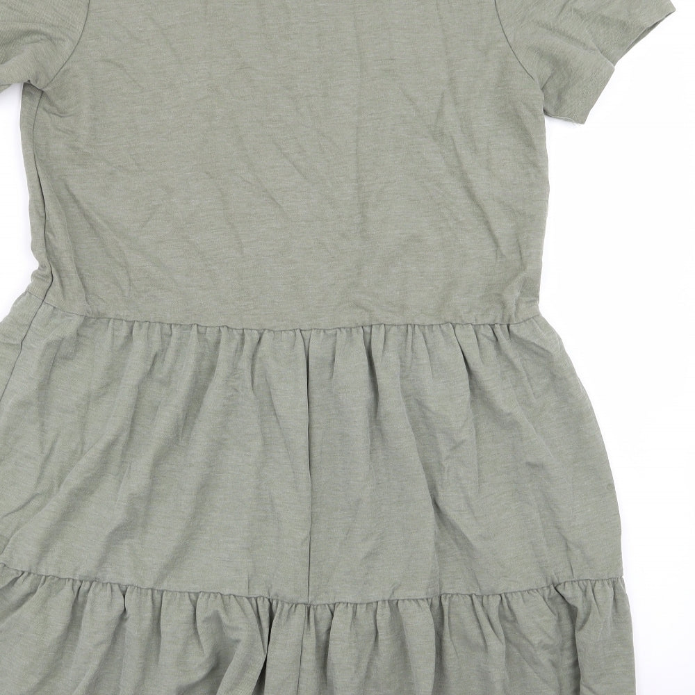 jeff and co Womens Green Fit & Flare Size 12