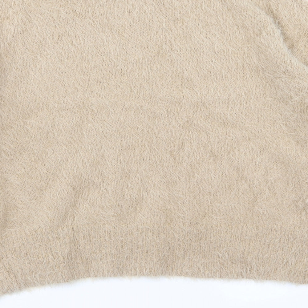 New Look Womens Beige Pullover Jumper Size S