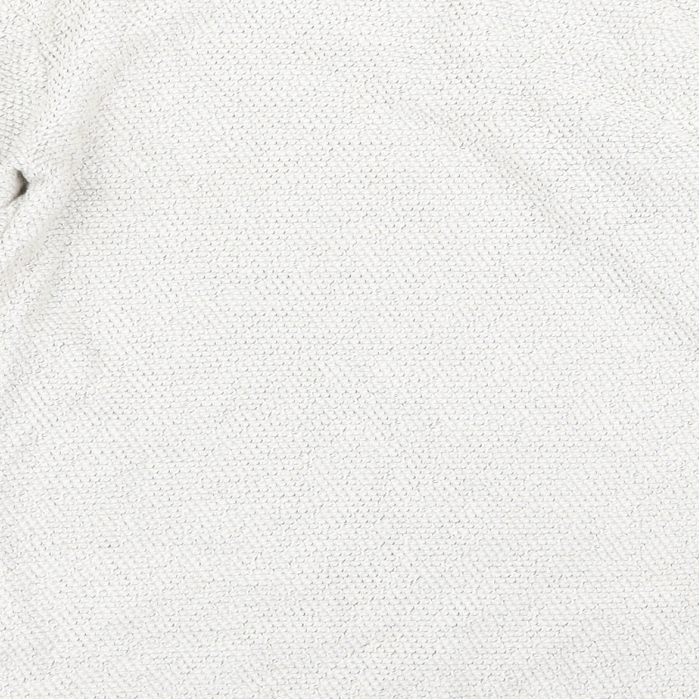 H&M Womens White Pullover Jumper Size S