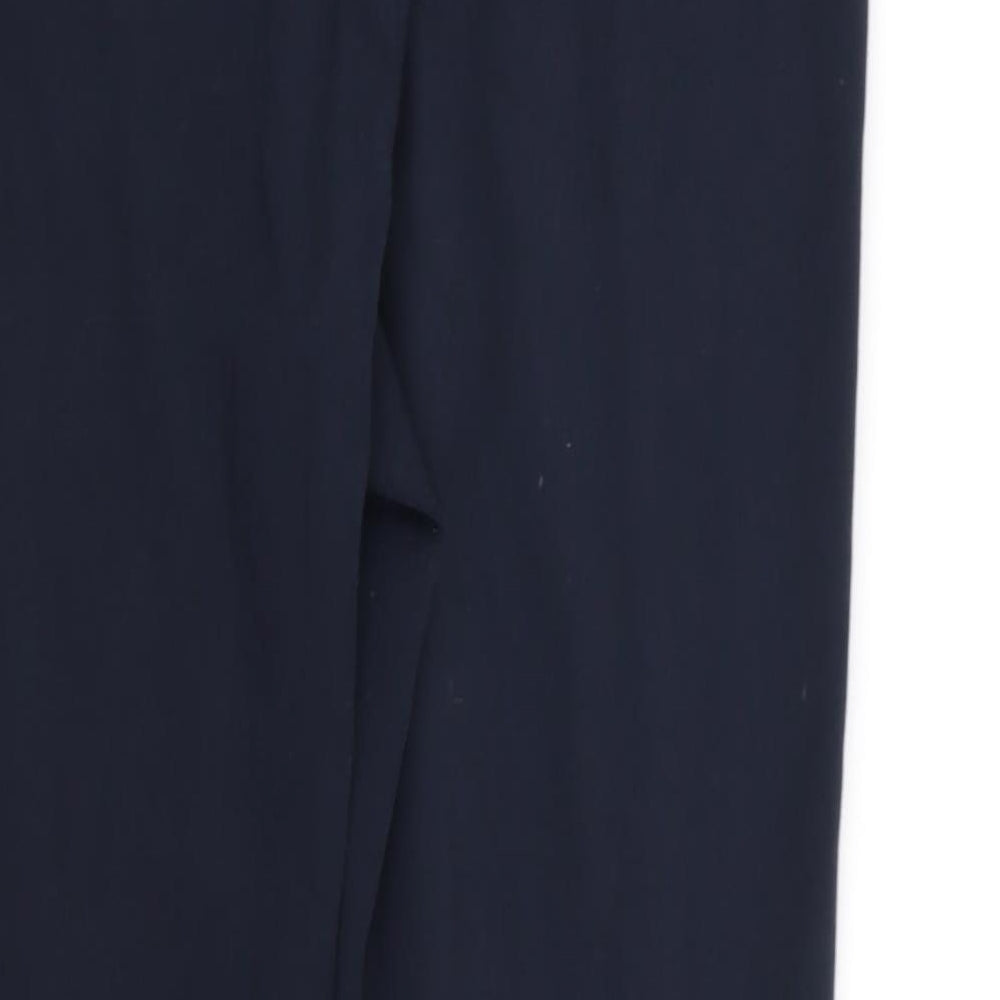 H&M Womens Blue Trousers Size 8 L27 in
