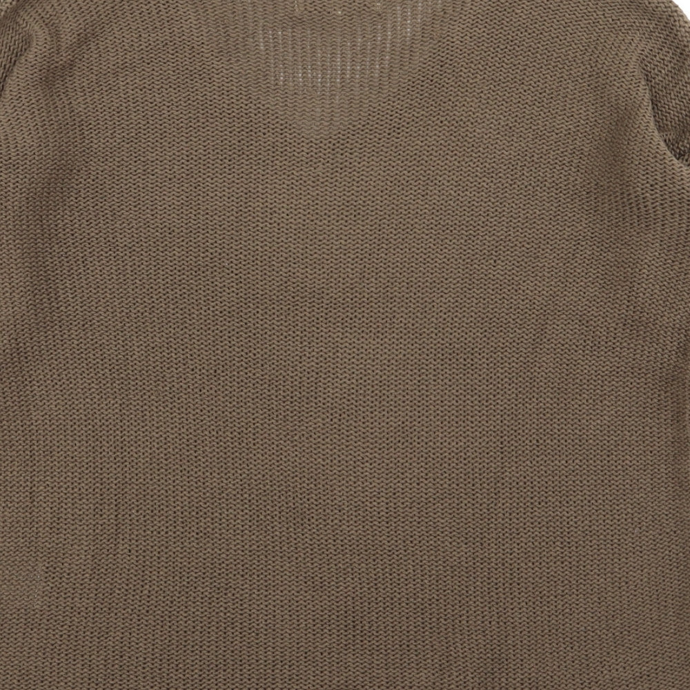 Papaya Womens Brown Pullover Jumper Size 8