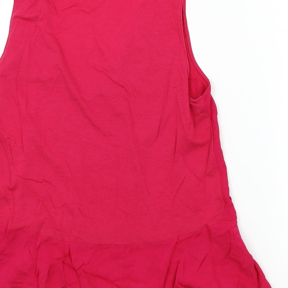 mcssimo dutti Womens Pink Basic Blouse Size M