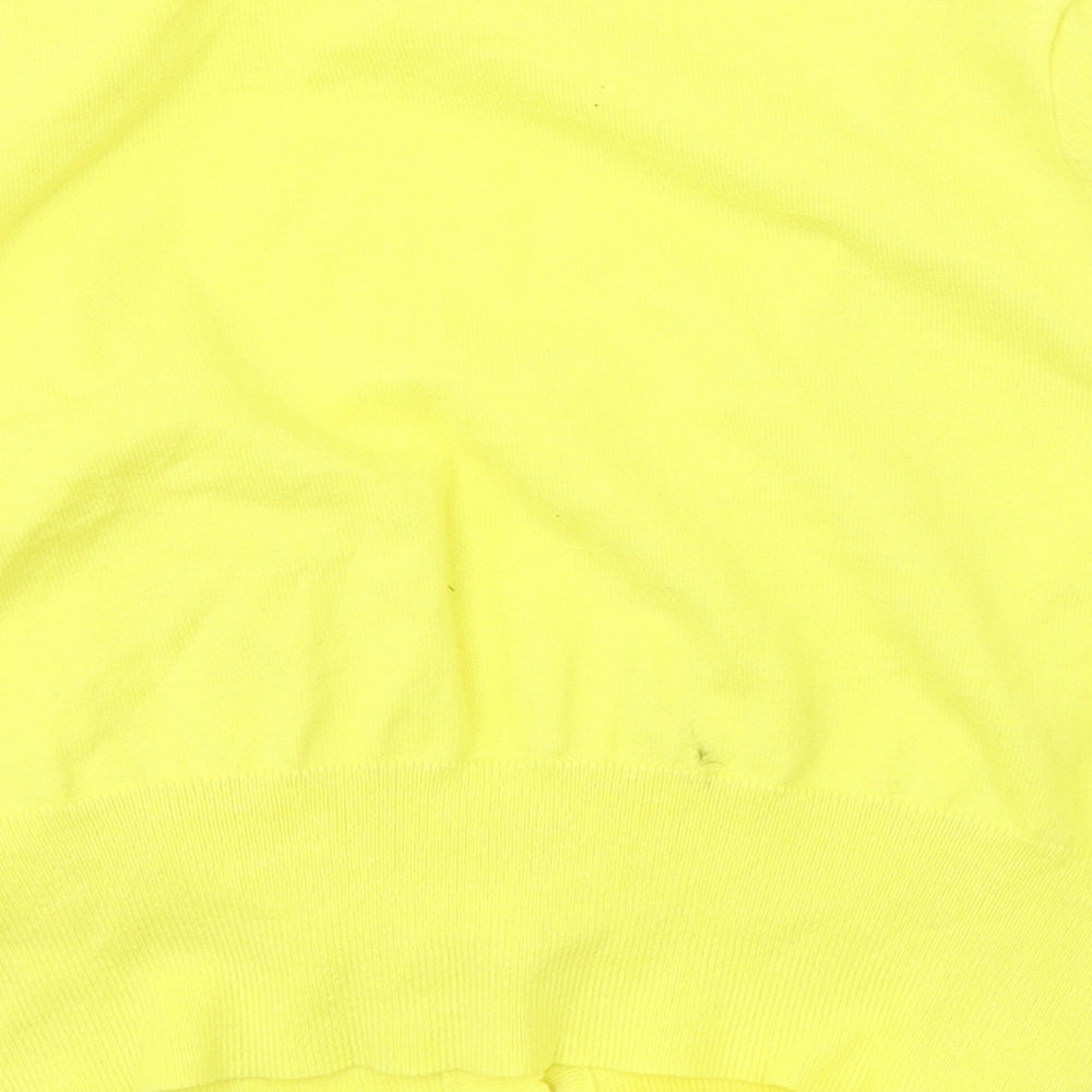George Womens Yellow Cardigan Jumper Size 16