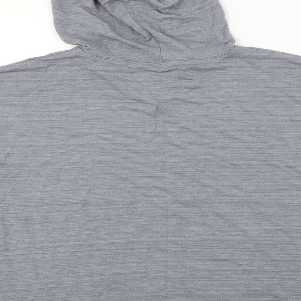 Justice Womens Grey Pullover Hoodie Size 14