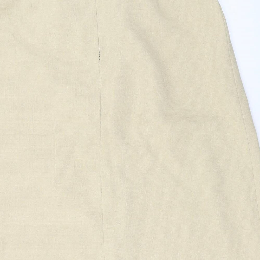 Preworn Womens Beige A-Line Skirt Size XL