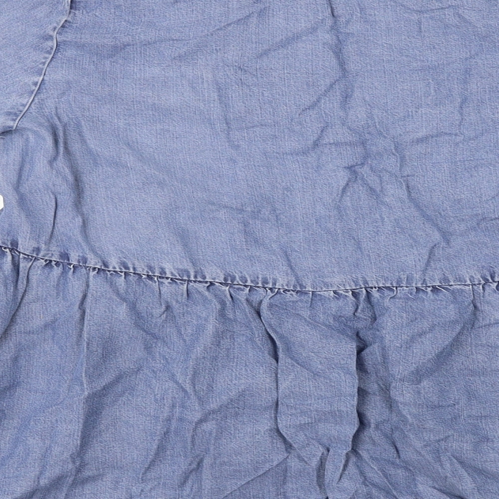 H&M Womens Blue A-Line Size 10