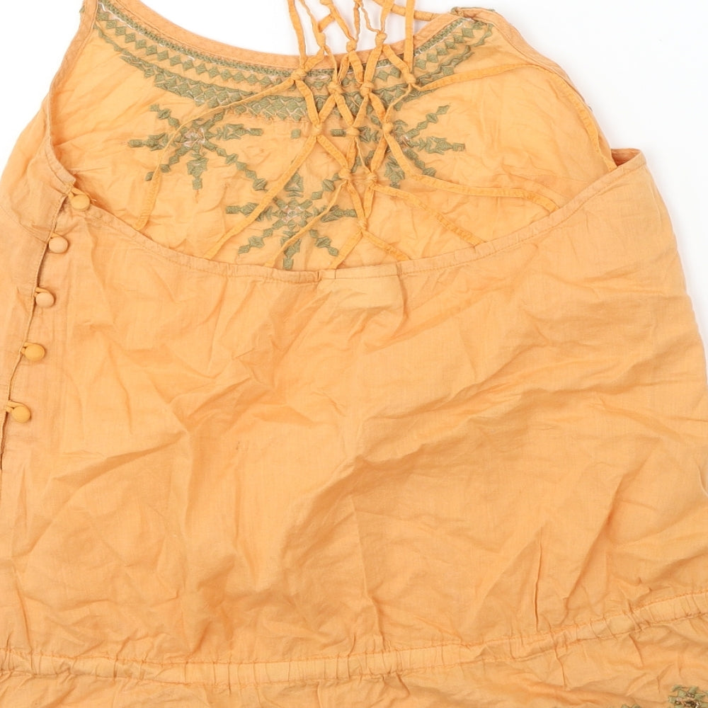 NEXT Womens Orange Basic Blouse Size 10