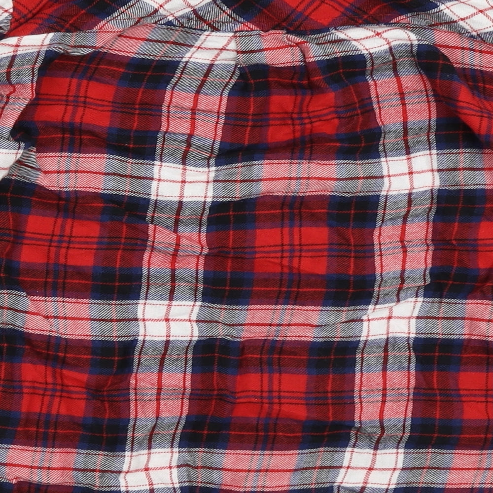 H&M Boys Red Check Basic Button-Up Size 7-8 Years