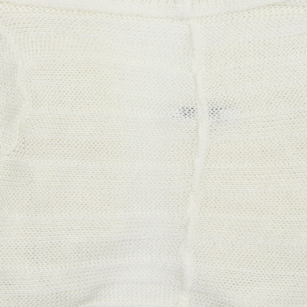 New Look Womens Ivory Cardigan Jumper Size L