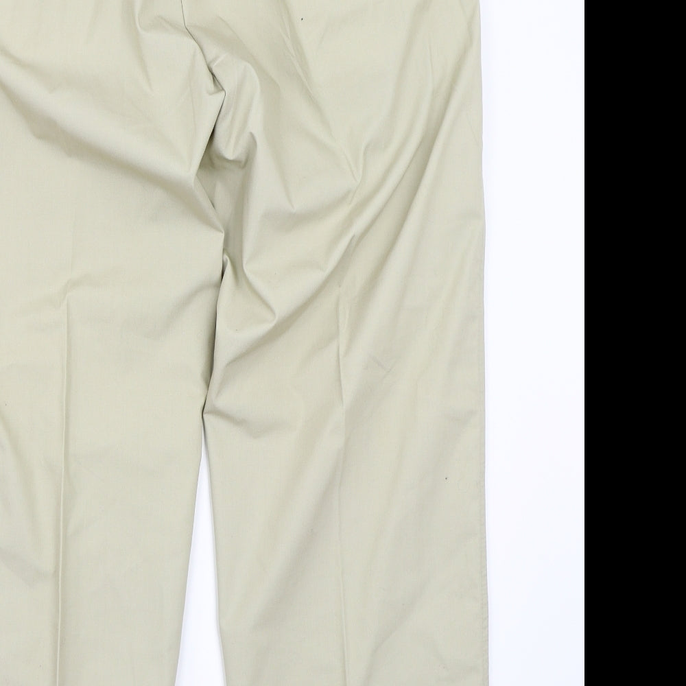 Preworn Womens Beige Trousers Size L L27 in